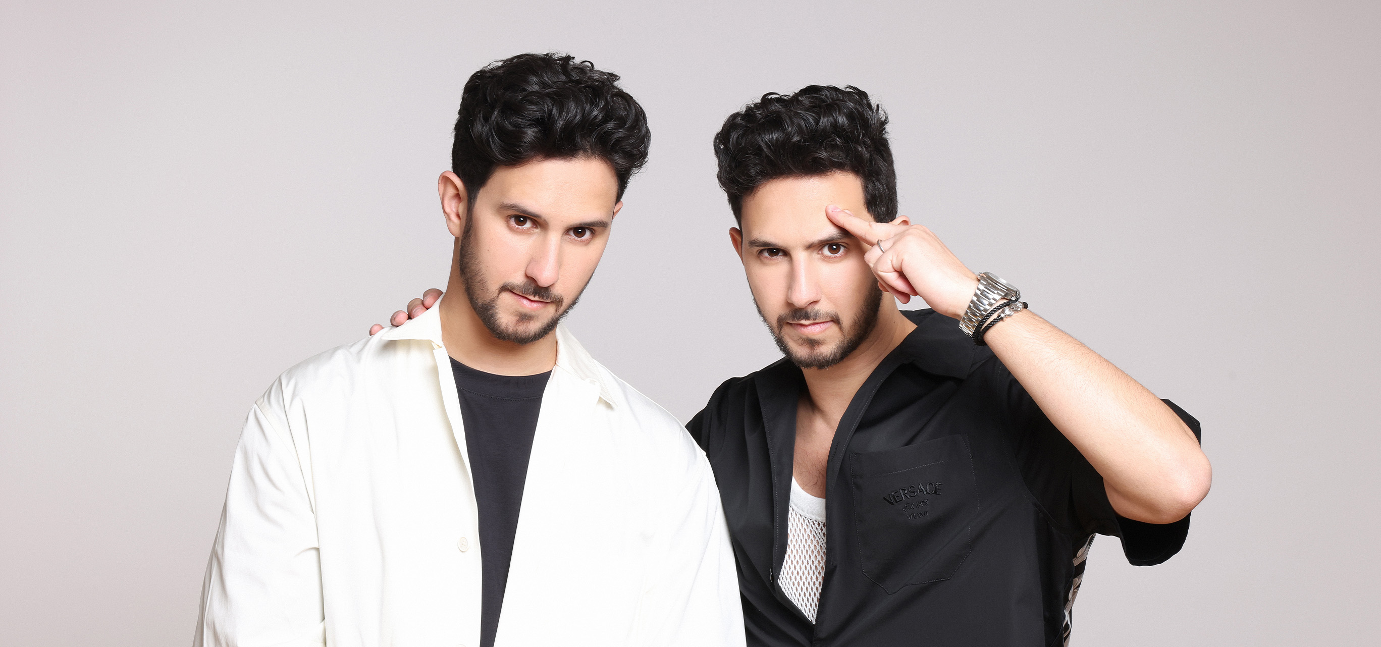 The French Twins, portrait studio haute définition